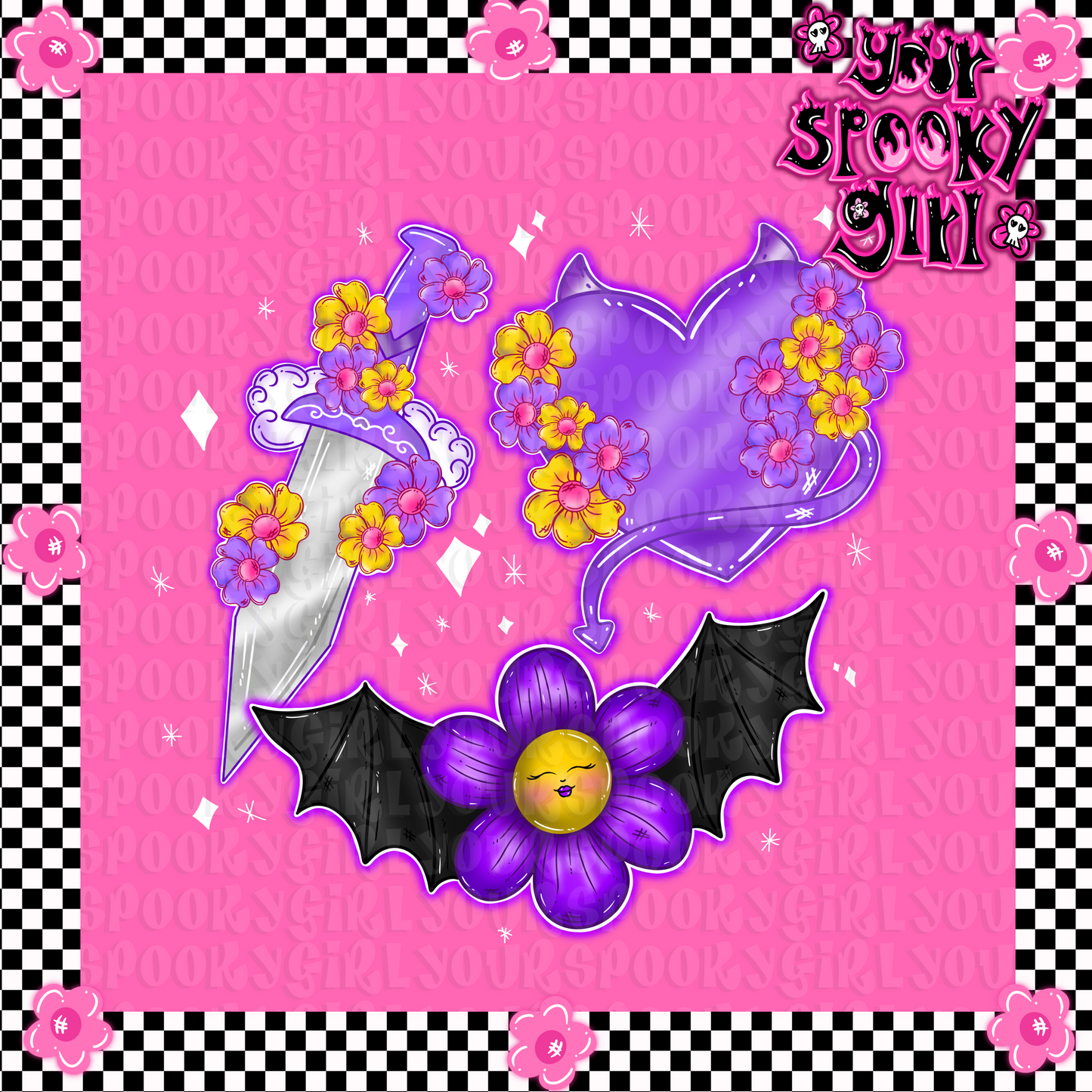 Spooky girl daggers