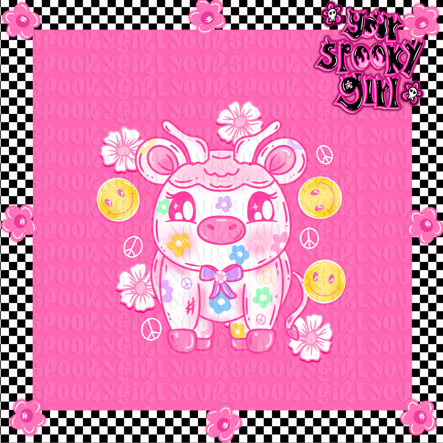 Groovy cow