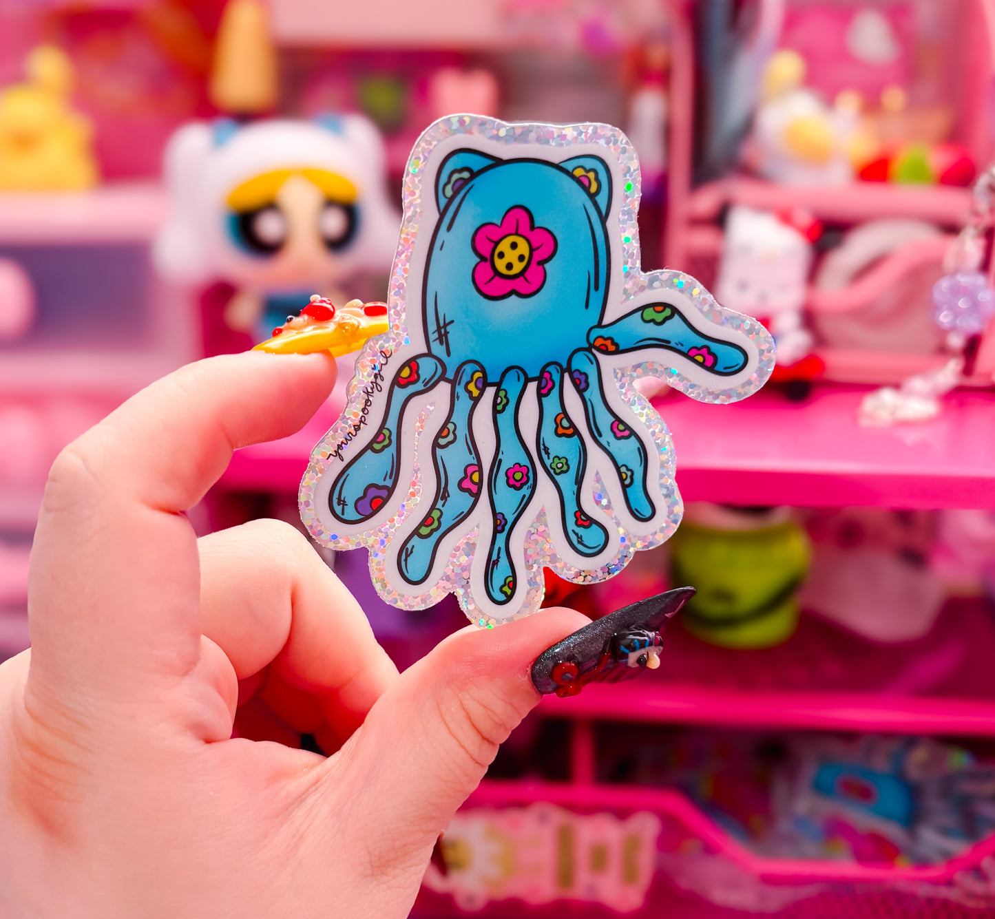 Shakin baby sticker
