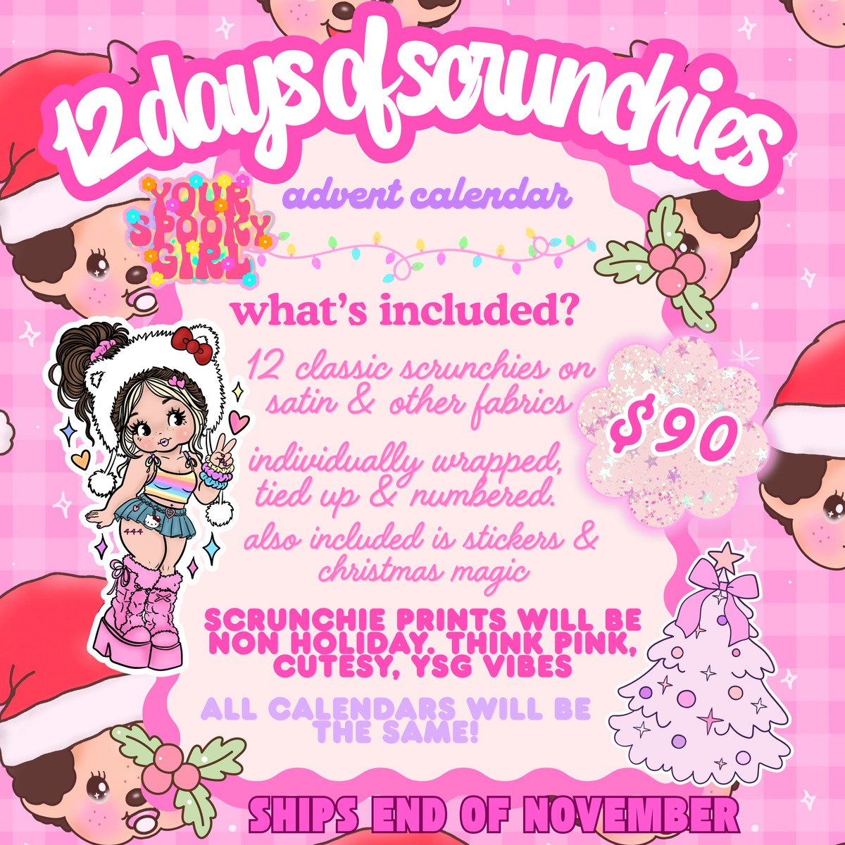 12 days of scrunchies
