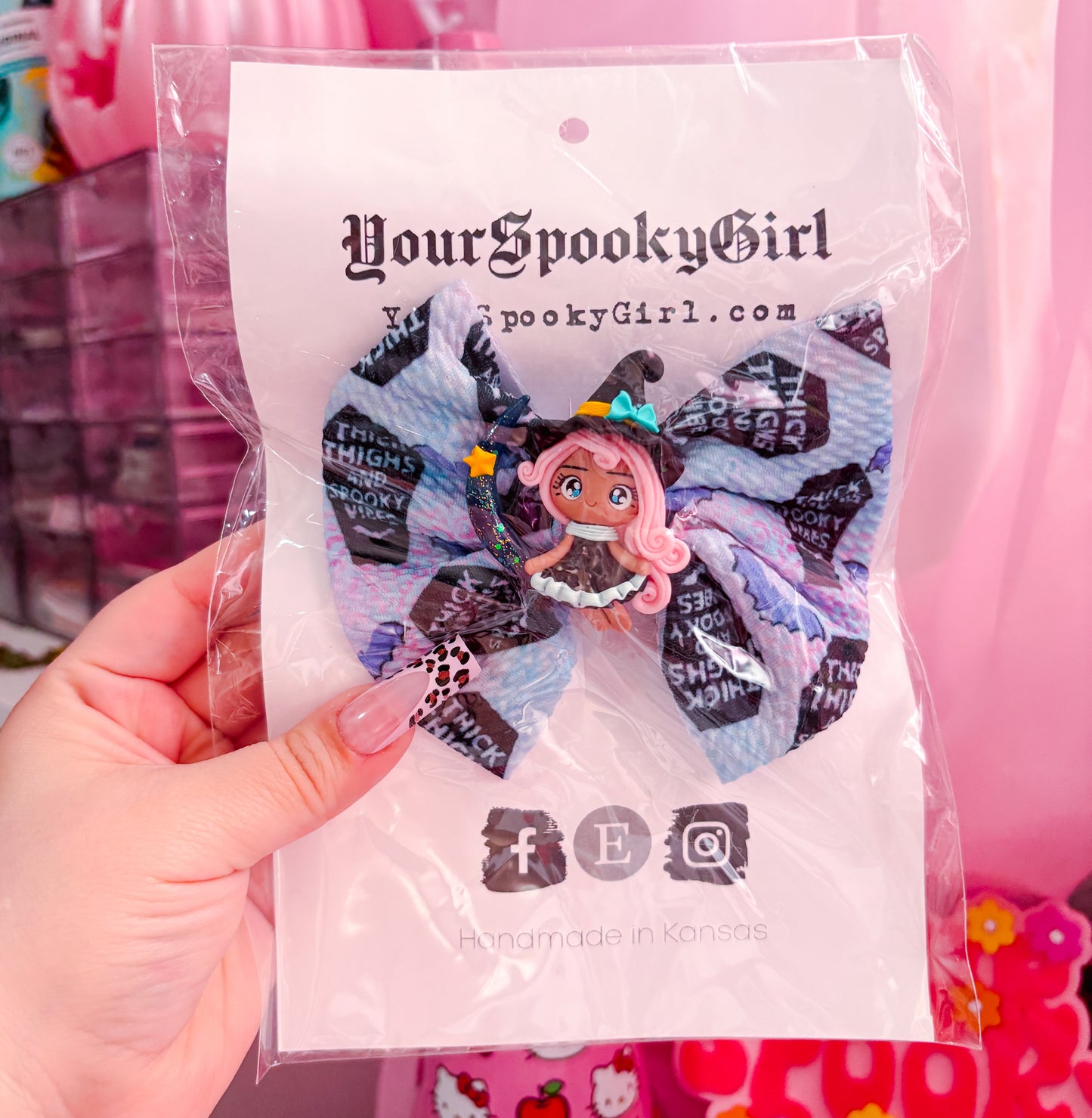 Thick witch bow