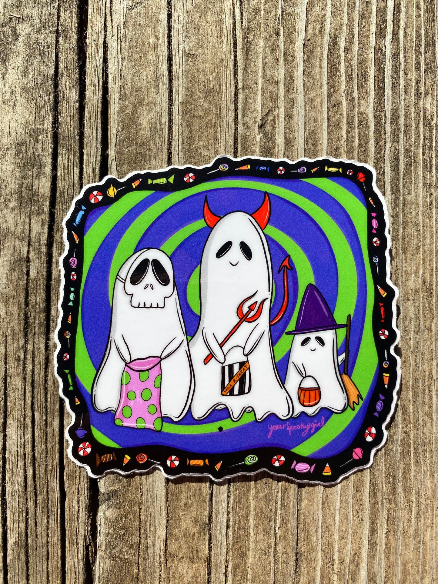 Halloween Ghosts Sticker