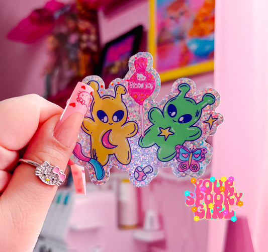 Gummi aliens sticker