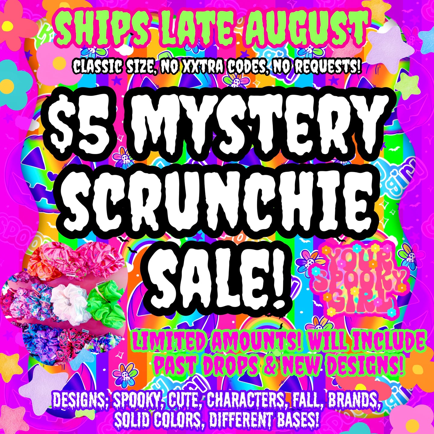 $5 mystery classic scrunchies!