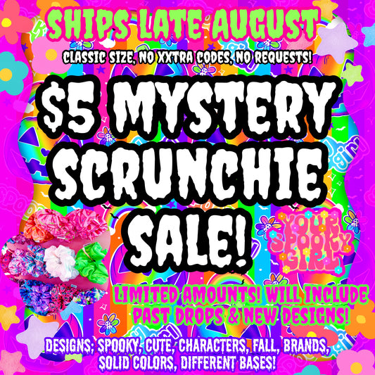$5 mystery classic scrunchies!