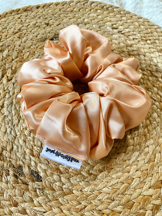 XXL Peach Satin