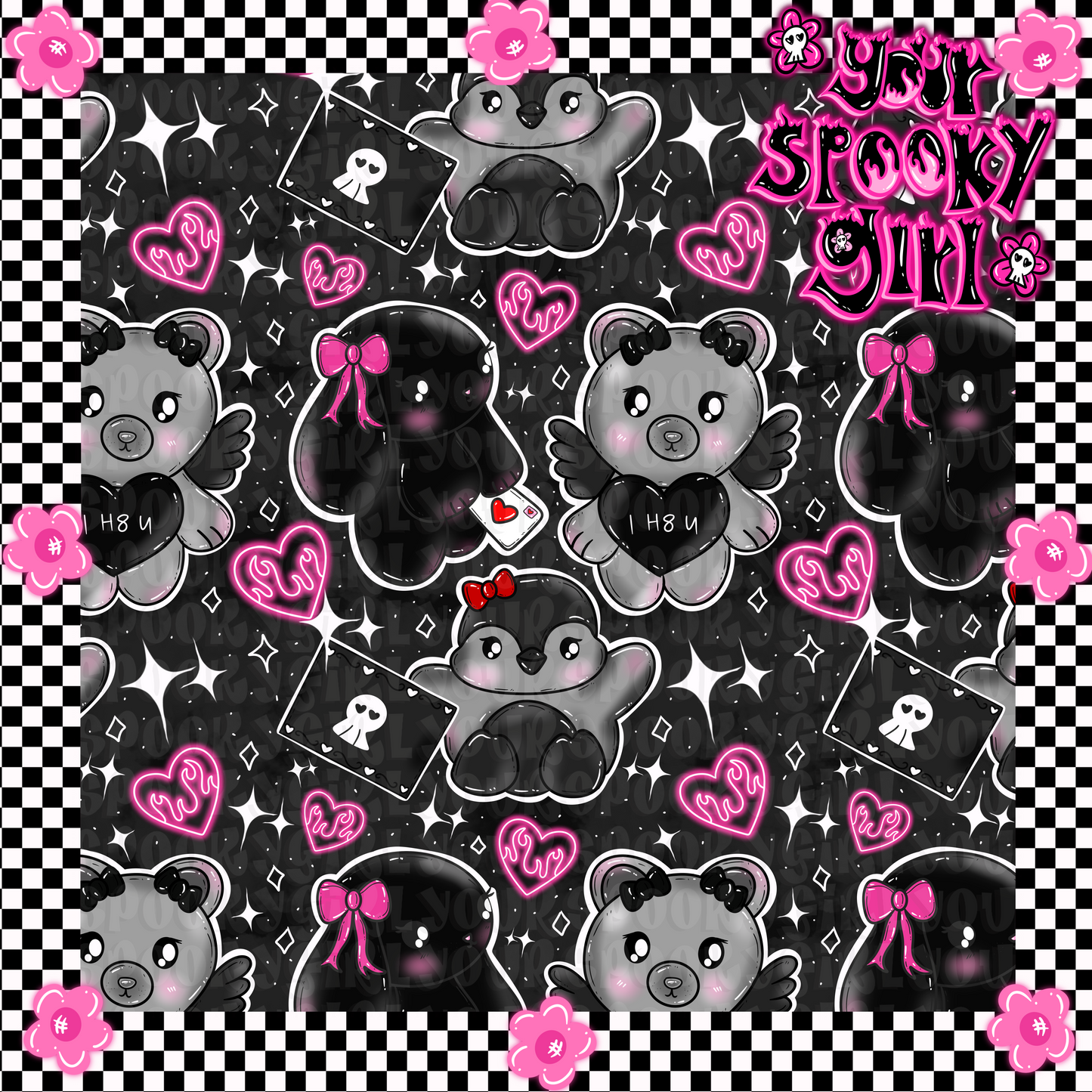 Goth Cutie anti-Valentine animals