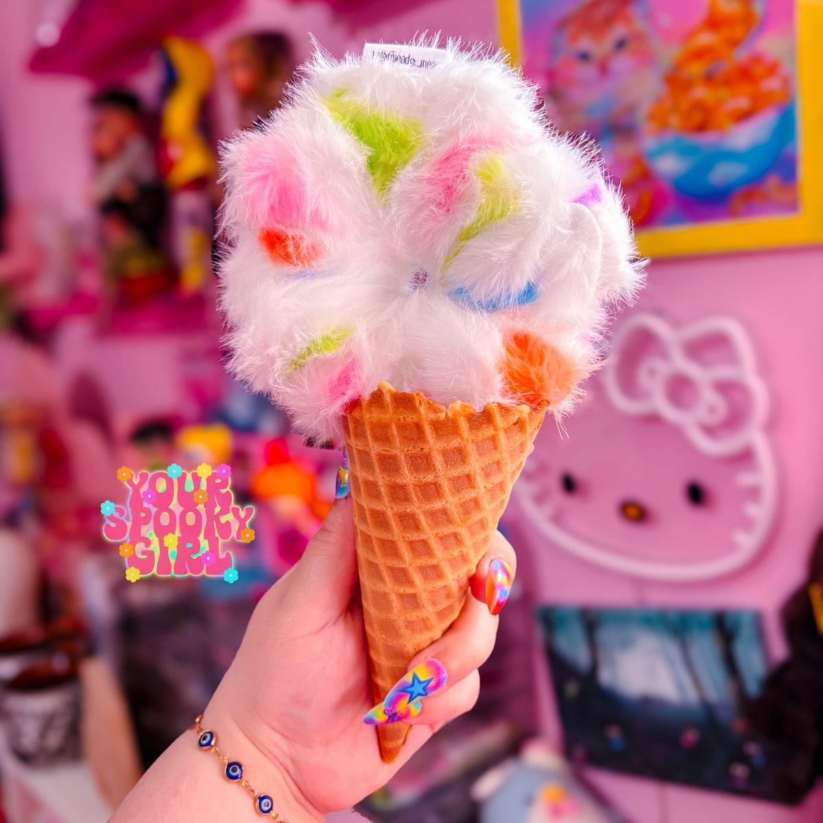 confetti cupcake fuzzie