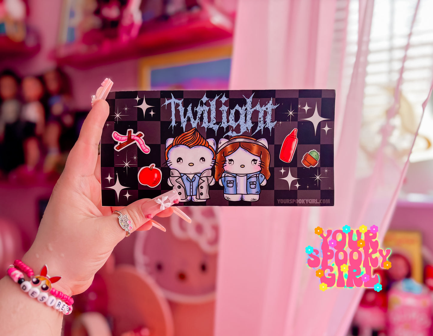 HK x Vampire bumper sticker