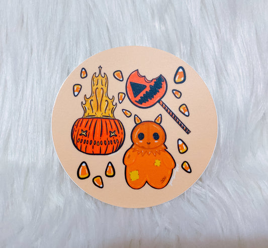 Pumpkin Sam sticker