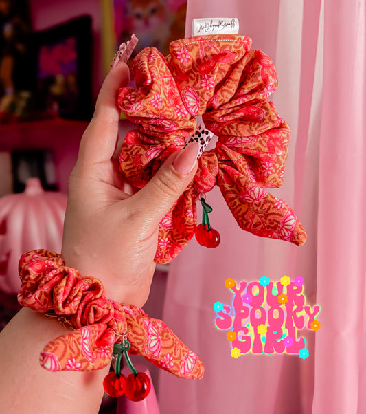 BabyGirl cherries KnottyBow charmz