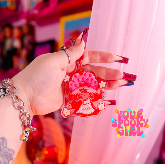 Strawberry girl keychain LIMITED