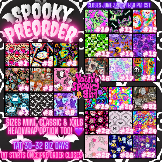 05/29 Spooky PreOrder (read description)
