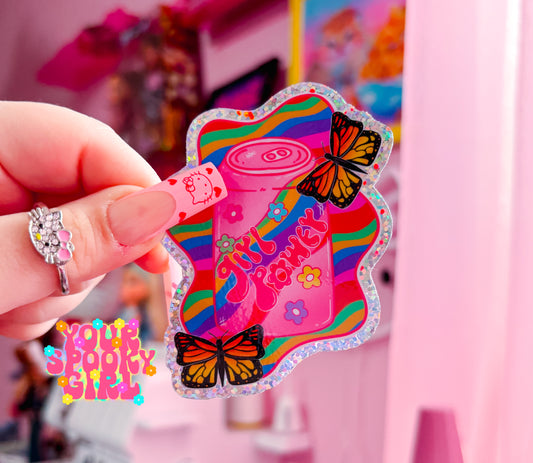 Girl power sticker