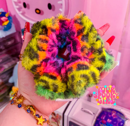 rainbow leopard fuzziez