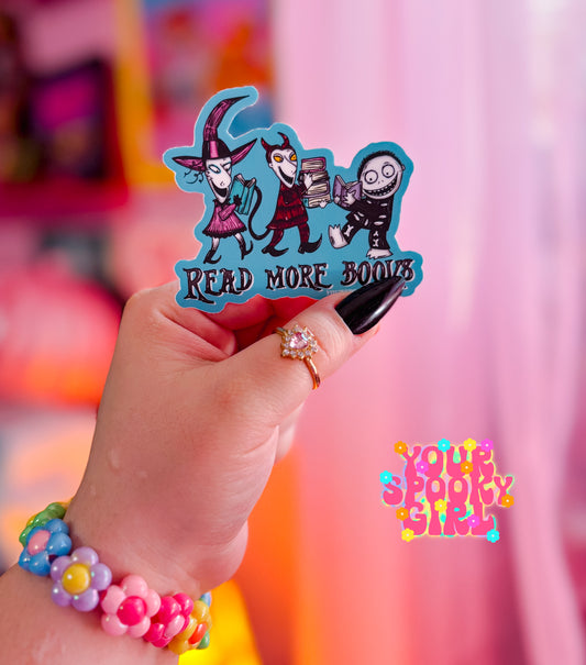 Read more books sticker