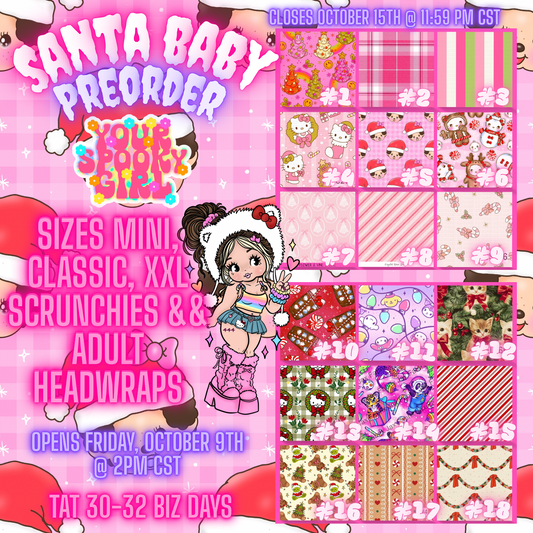 Santa baby PREORDER🎄🩰🎀🧸
