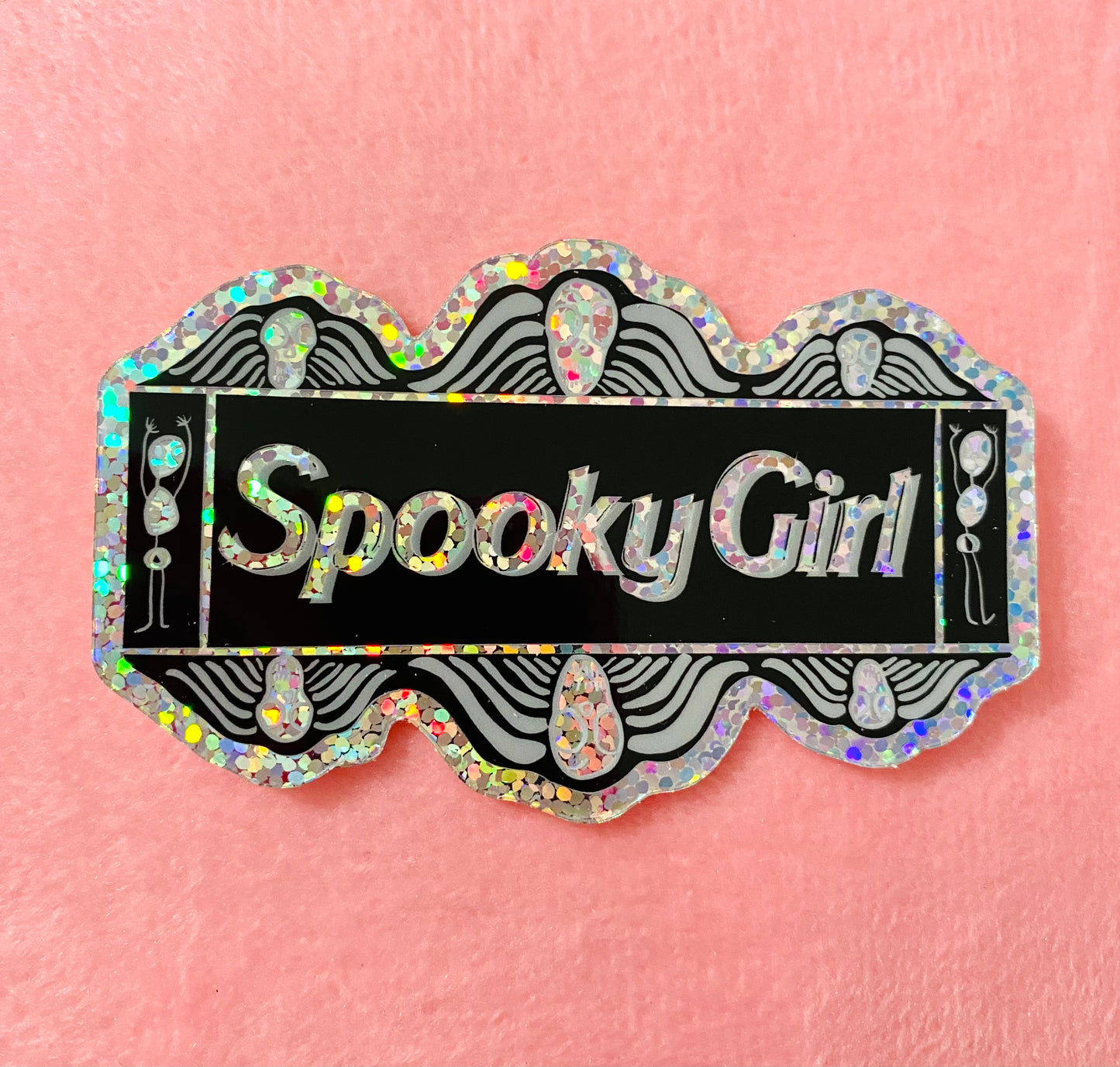 Spooky Girl Sticker