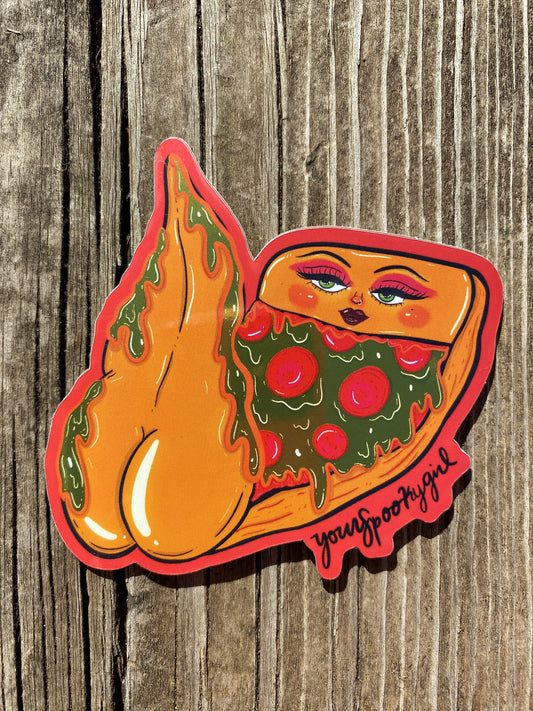 Pizza $lut Sticker